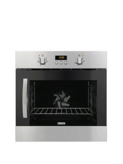 Zanussi Zoa35526Xk 60 Cm Built-In Single Electric Oven - Stainless Steel Zanussi Zoa35526Xk 60 Cm Built-In Single Electric Oven - Stainless Steel